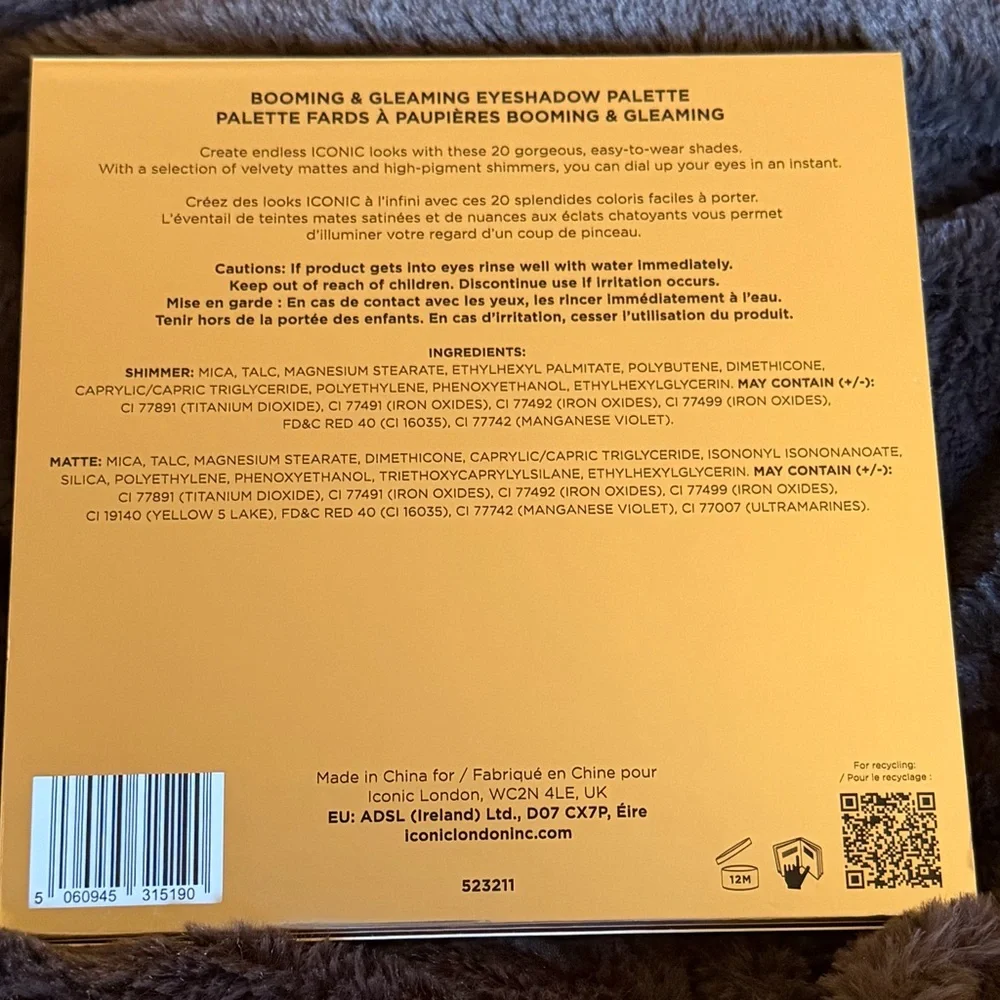 Iconic London Booming & Gleaming Eyeshadow Palette, NEW - Picture 4 of 5